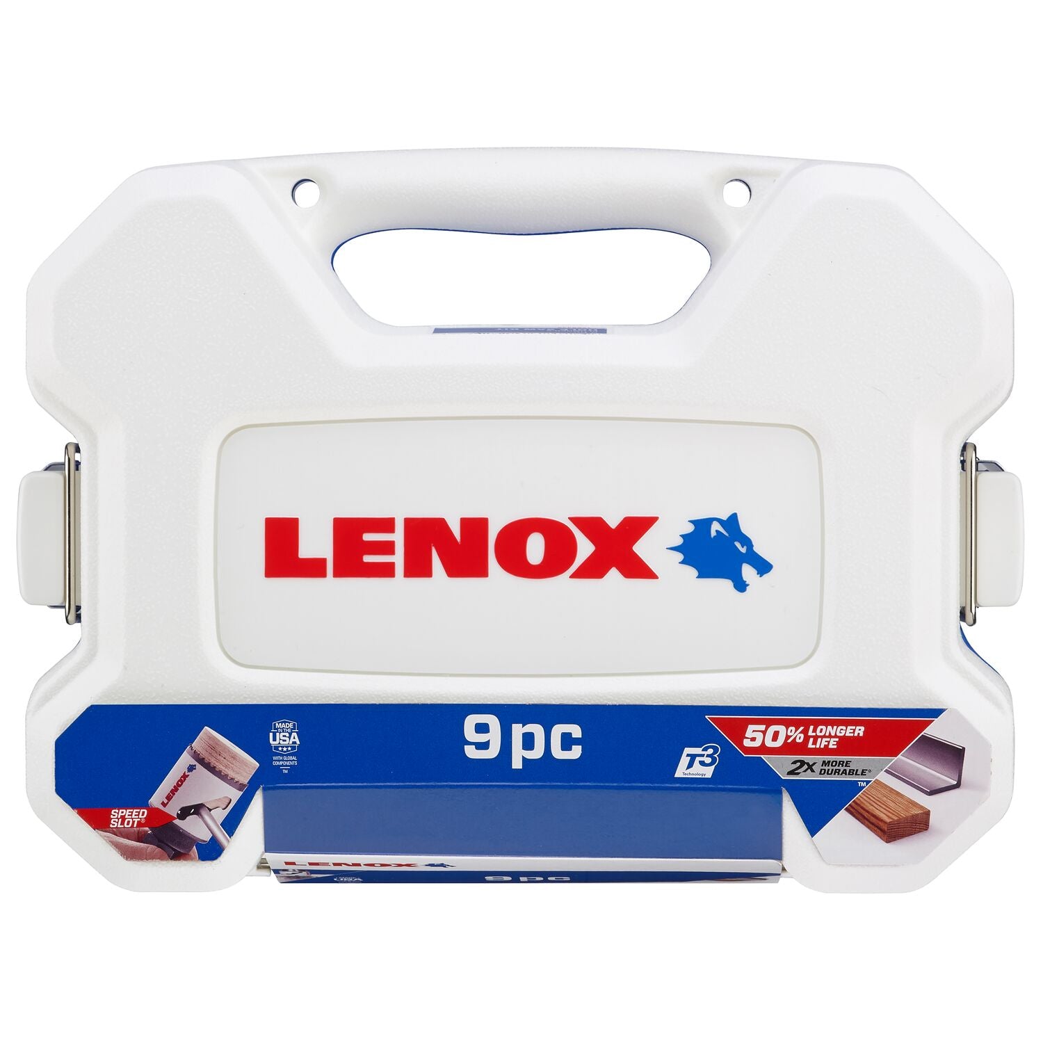 Lenox hulsavsæt INT600P, bimetal, 19-68 mm, 9 dele