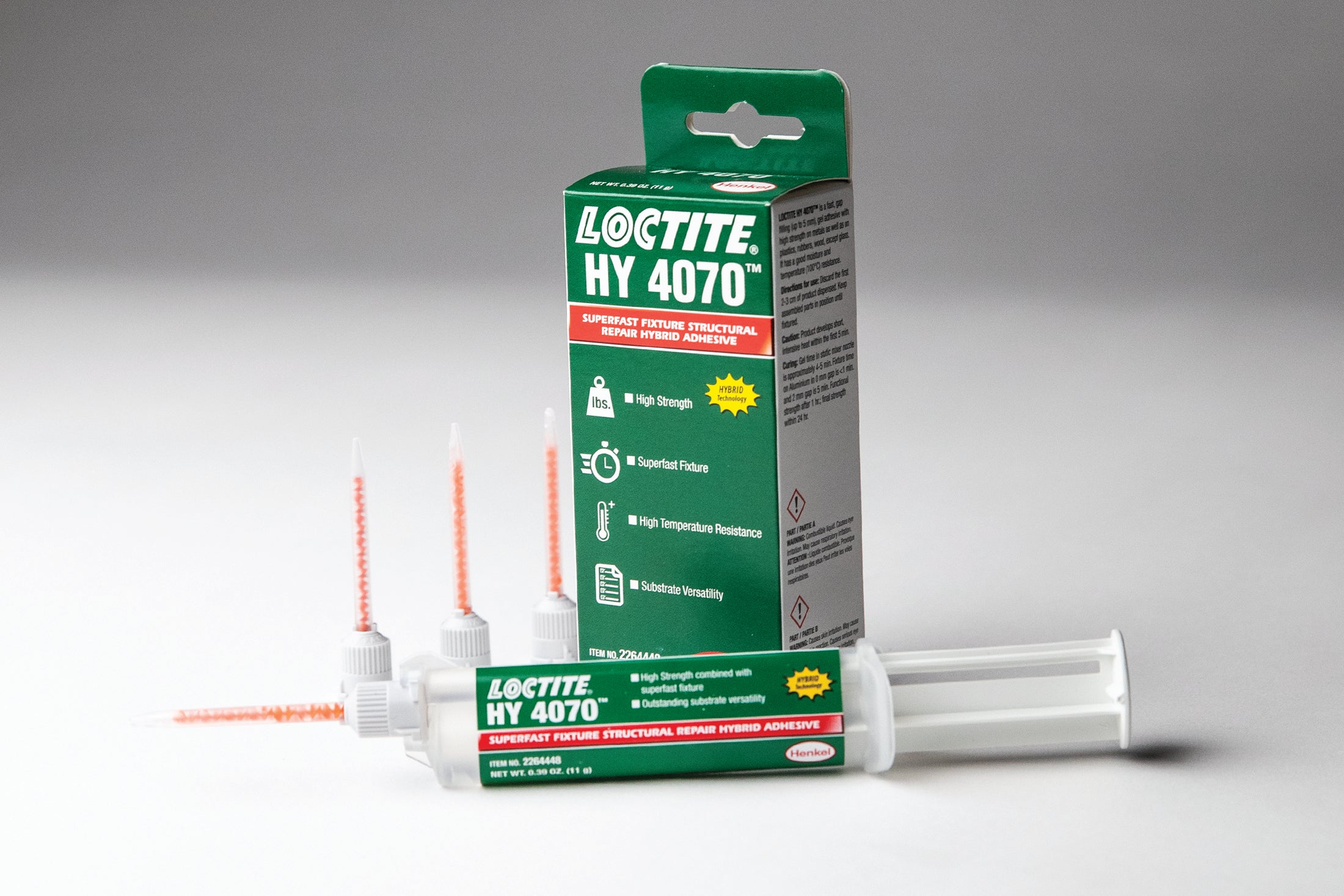 LOCTITE hybridlim HY 4070, 2-komponent, ekstrem høj styrke, 11 g