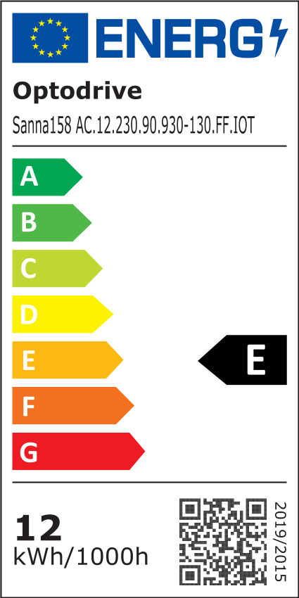 Loft- og væglampe Classic LED 12W 3000K, sort/opal, IP44
