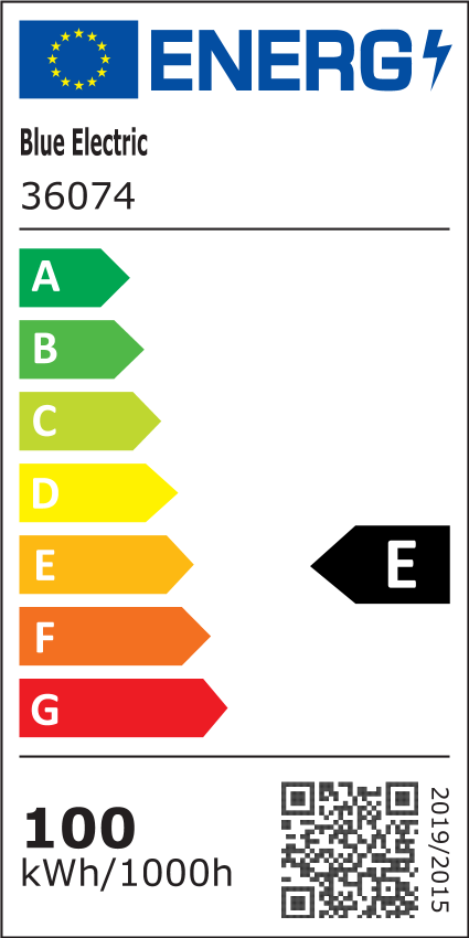 Blue Electric LED-projektør, 100 W, 13000 lumen