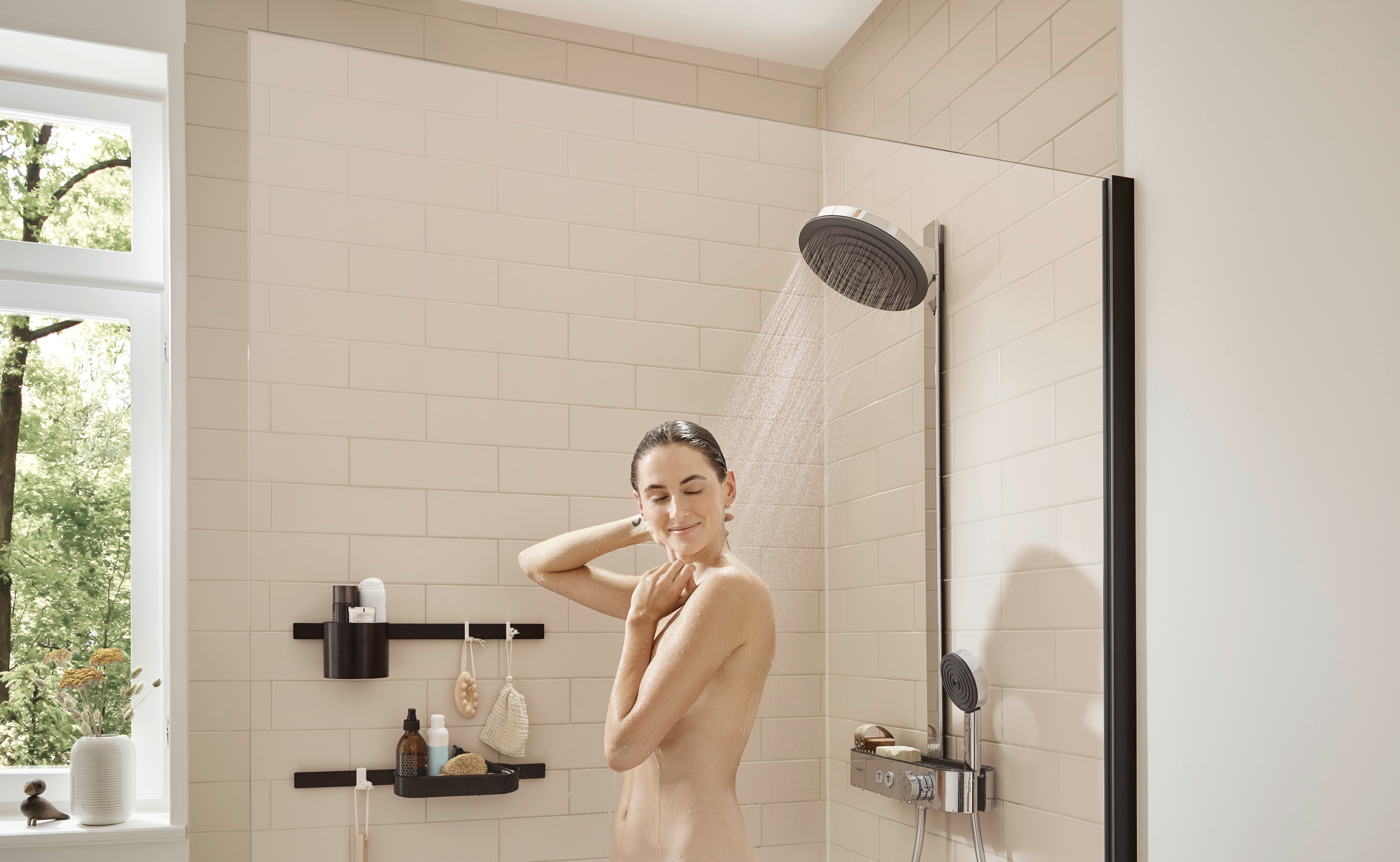 Hansgrohe Pulsify S 2jet brusesystem ø260mm, krom