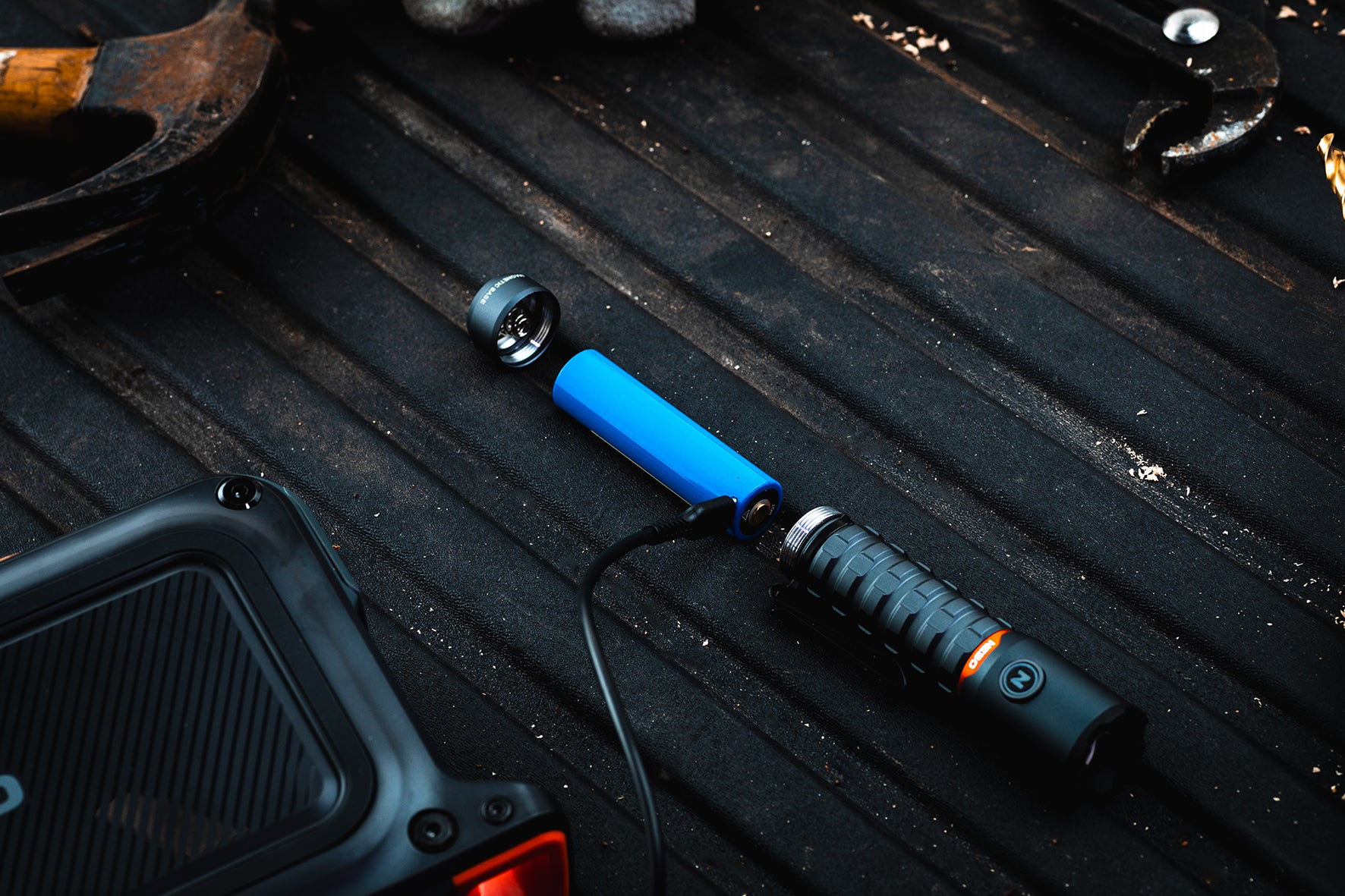 NEBO Torchy 2K genopladelig lygte, 2000 lumen, USB-C