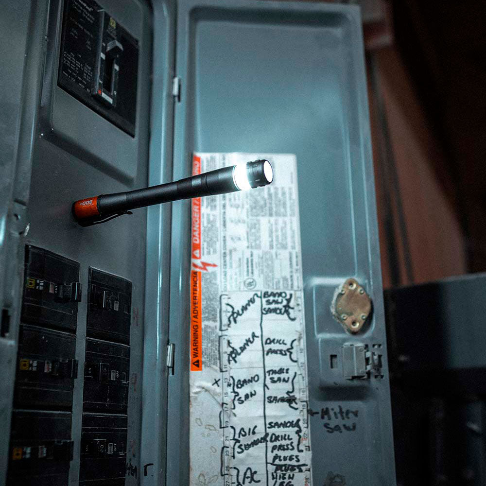 NEBO Inspector pencillygte hybrid, 500 lumen