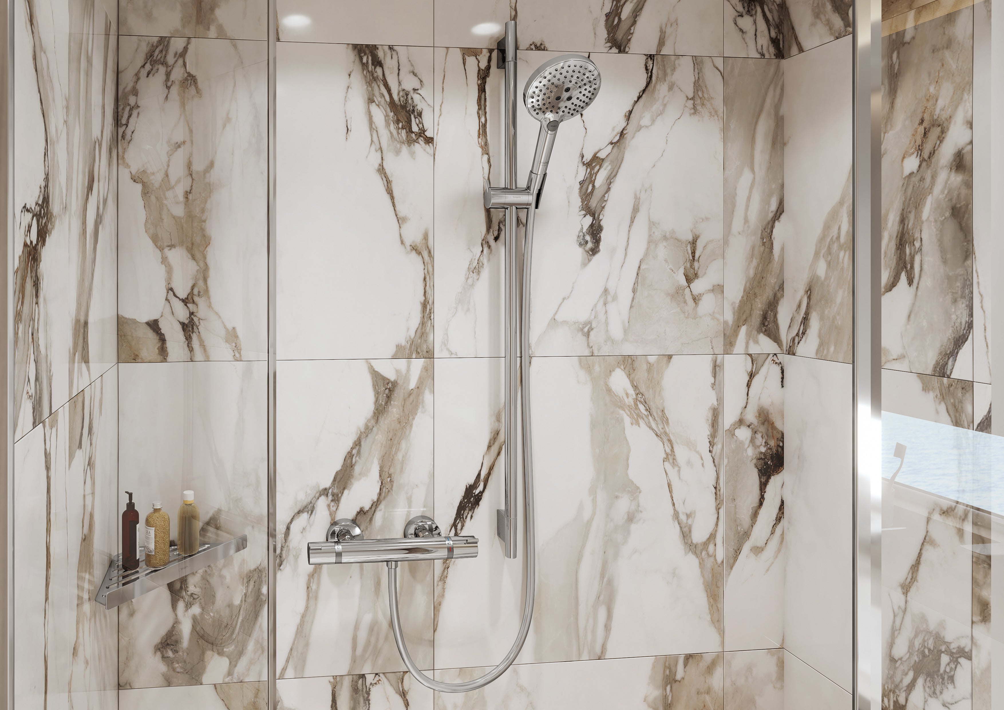 Hansgrohe Ecostat Comfort brusetermostat, krom