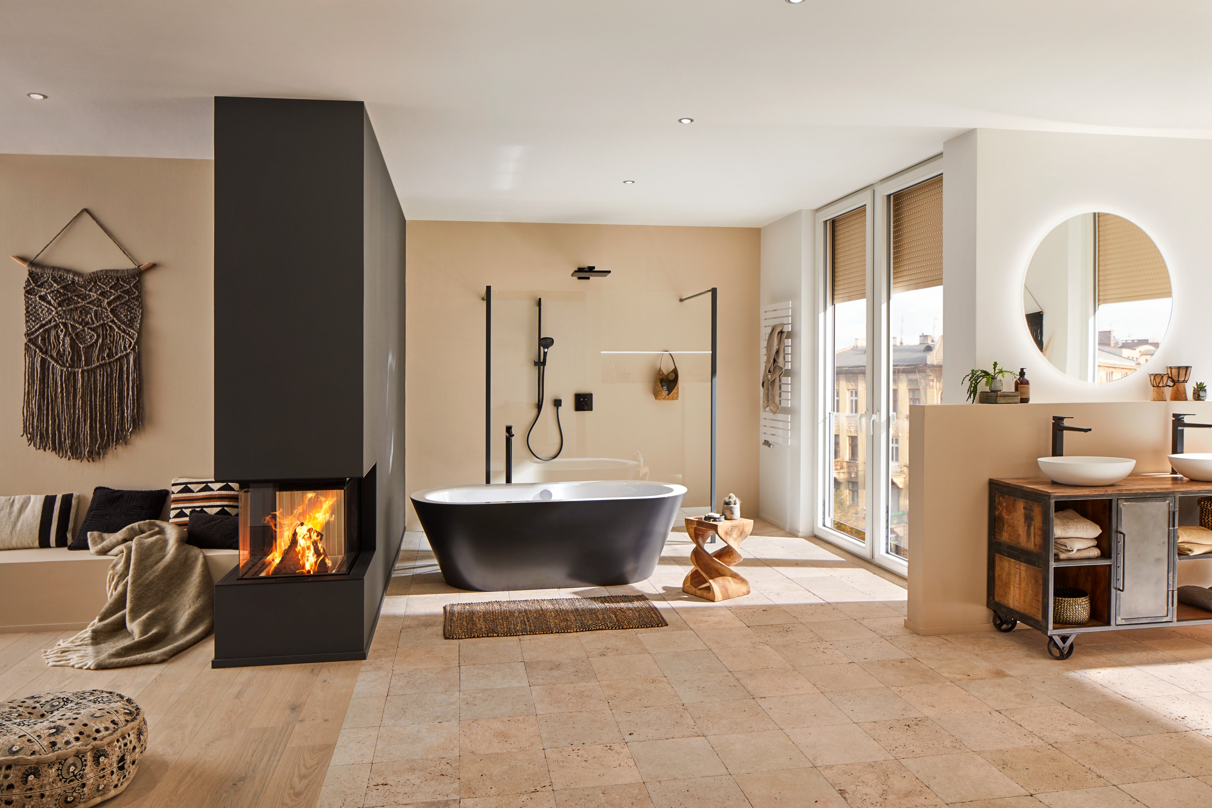 Hansgrohe Raindance Select E 120 3jet håndbruser, mat sort