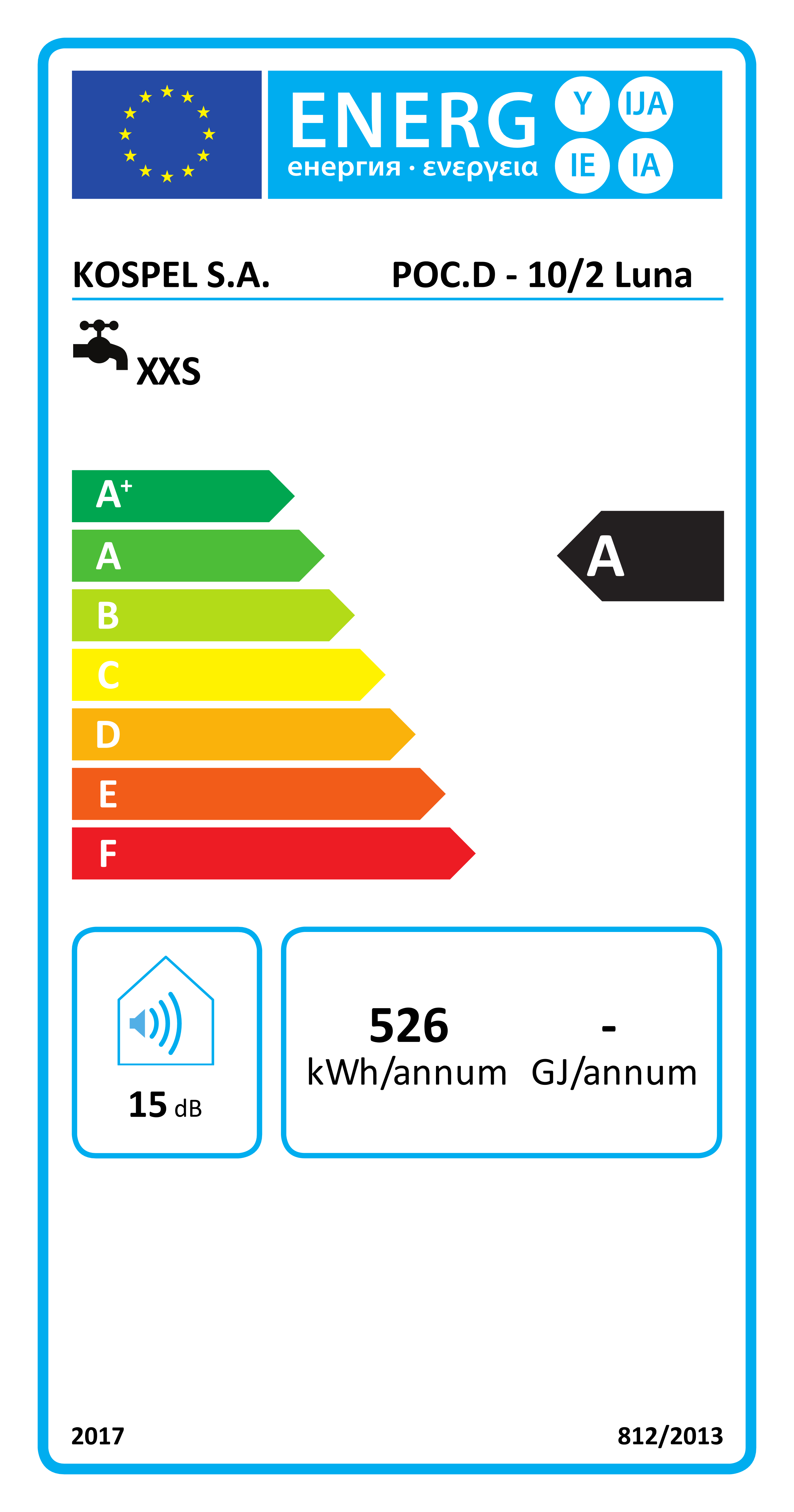 VVB 10 ltr 2 kW (D)