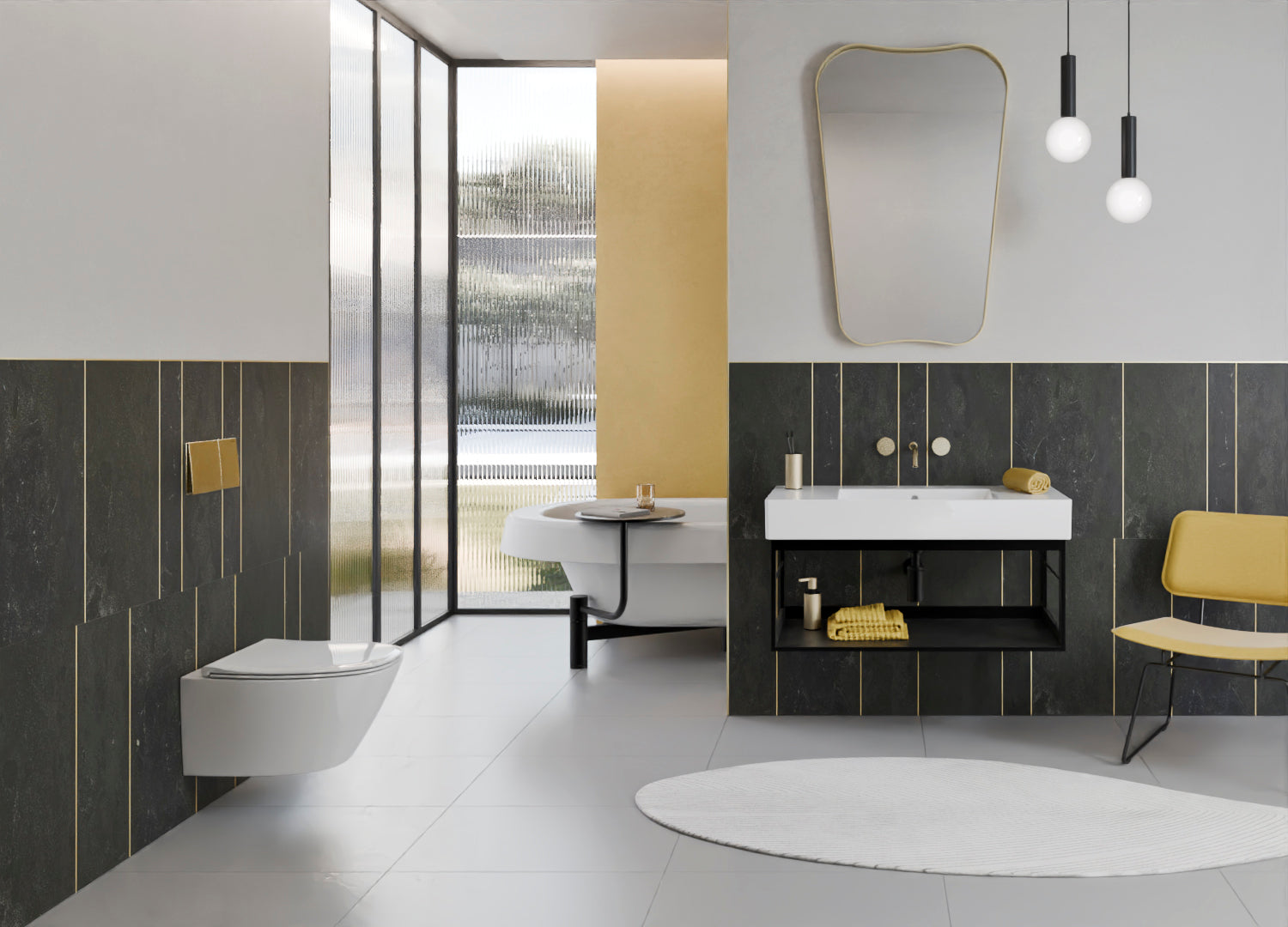 GSI Modo+ vægtoilet 54x37cm uden skyllekant