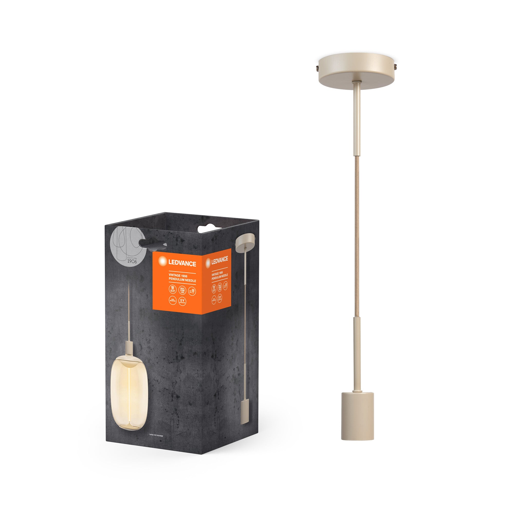 1906 PENDULUM NEEDLE E27 BG LEDV