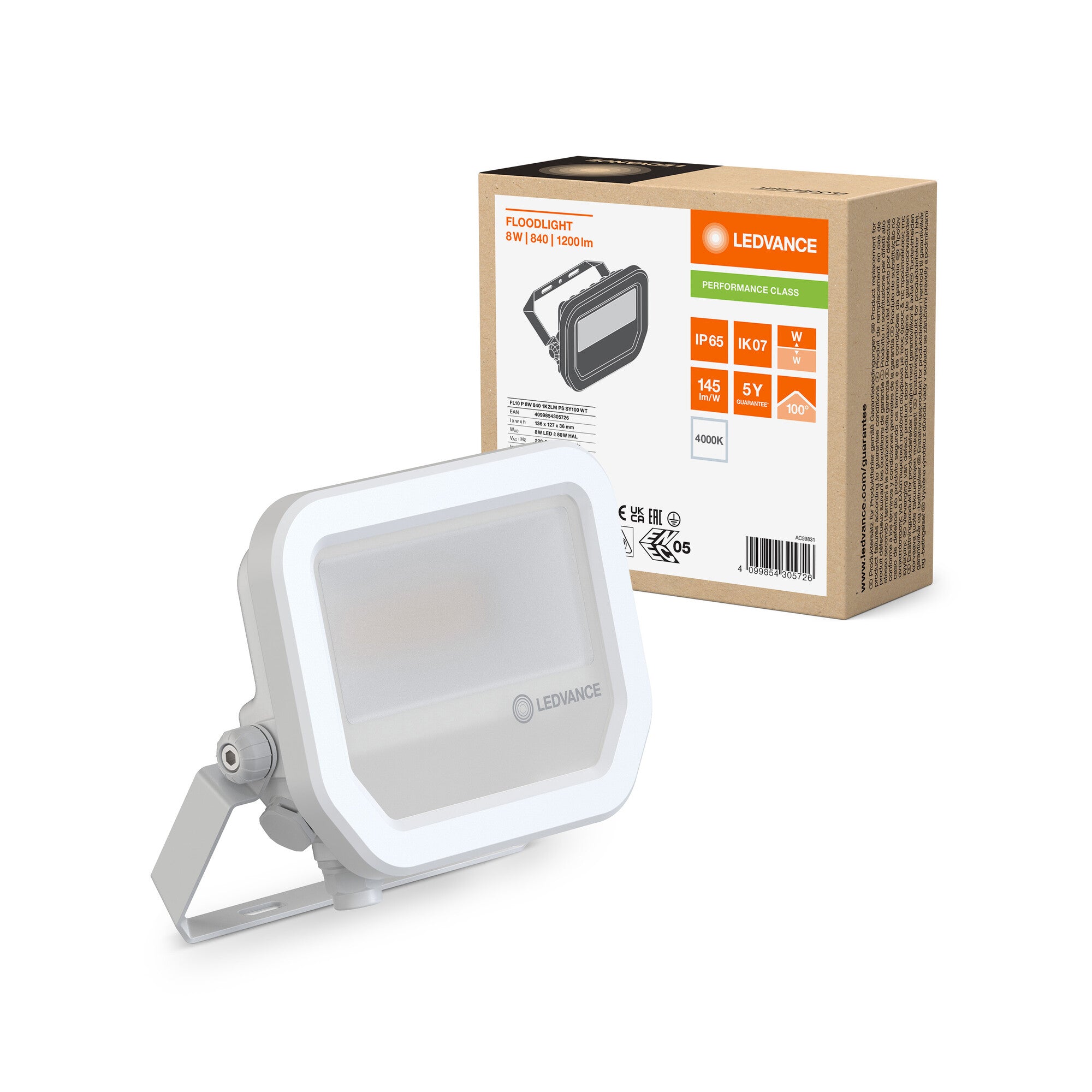 FLOOD PFM 8W/840 HVID