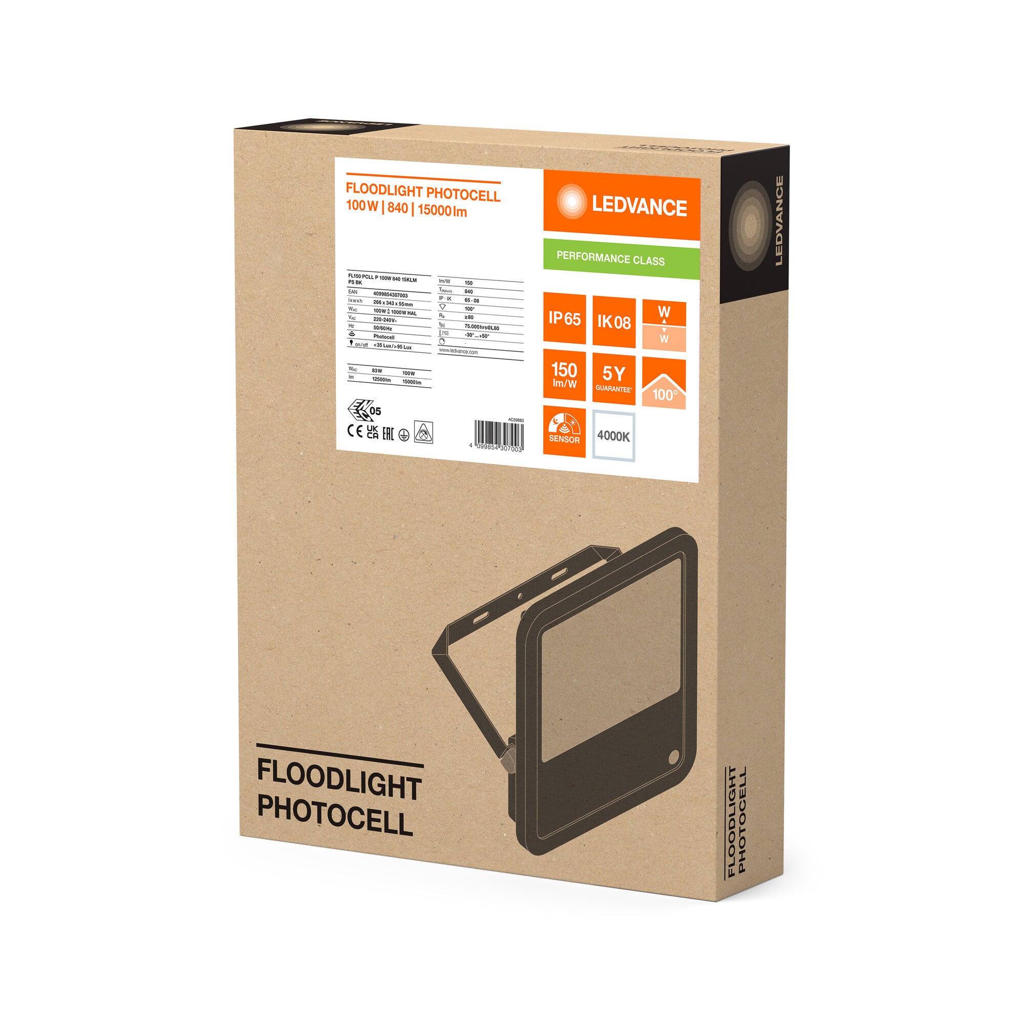 FLOOD PFM SKUMRING 100W/840 SO