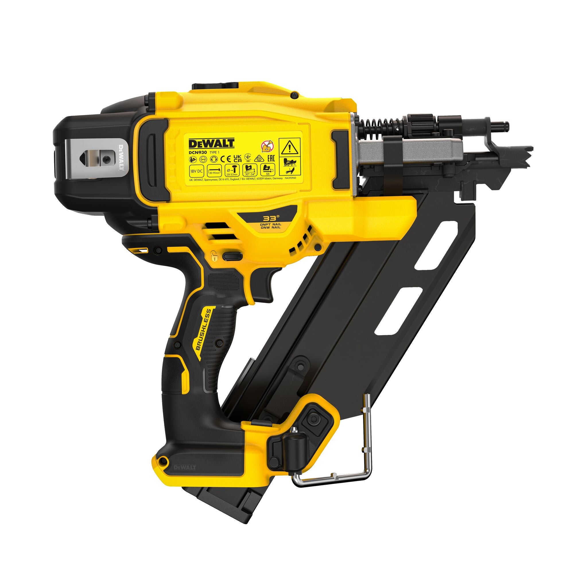 DEWALT 18V XR 33GA 90 mm sømpistol DCN930N-XJ