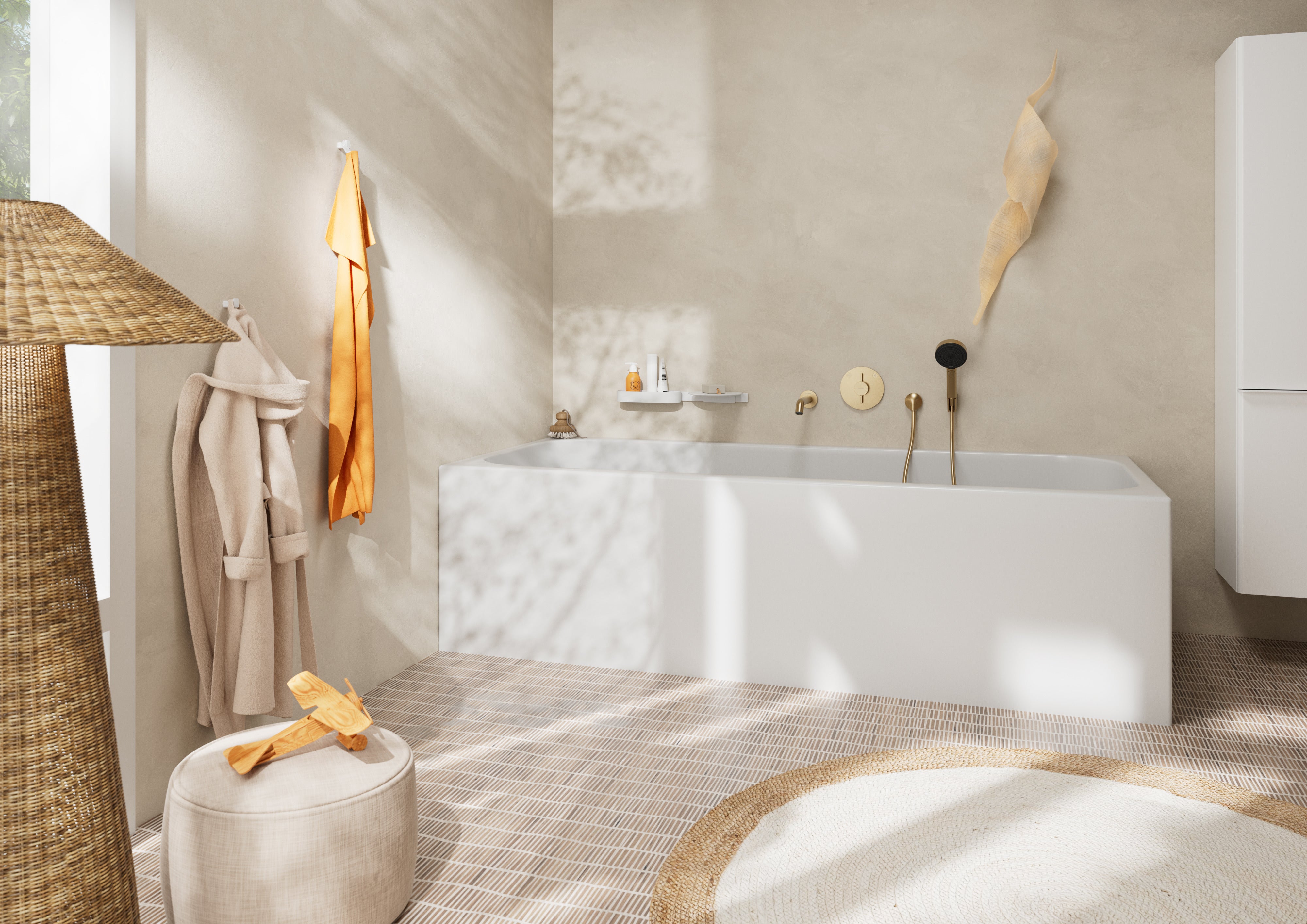 hansgrohe Bruserholder Porter S, børstet bronze
