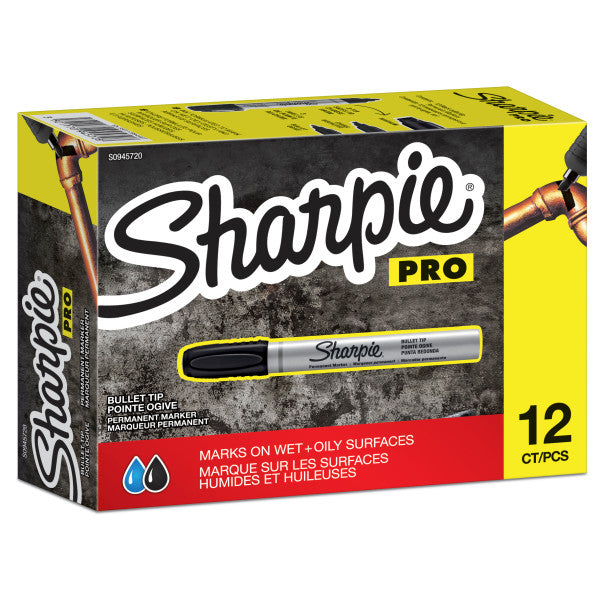Sharpie permanent marker pro metal, rund spids, sort