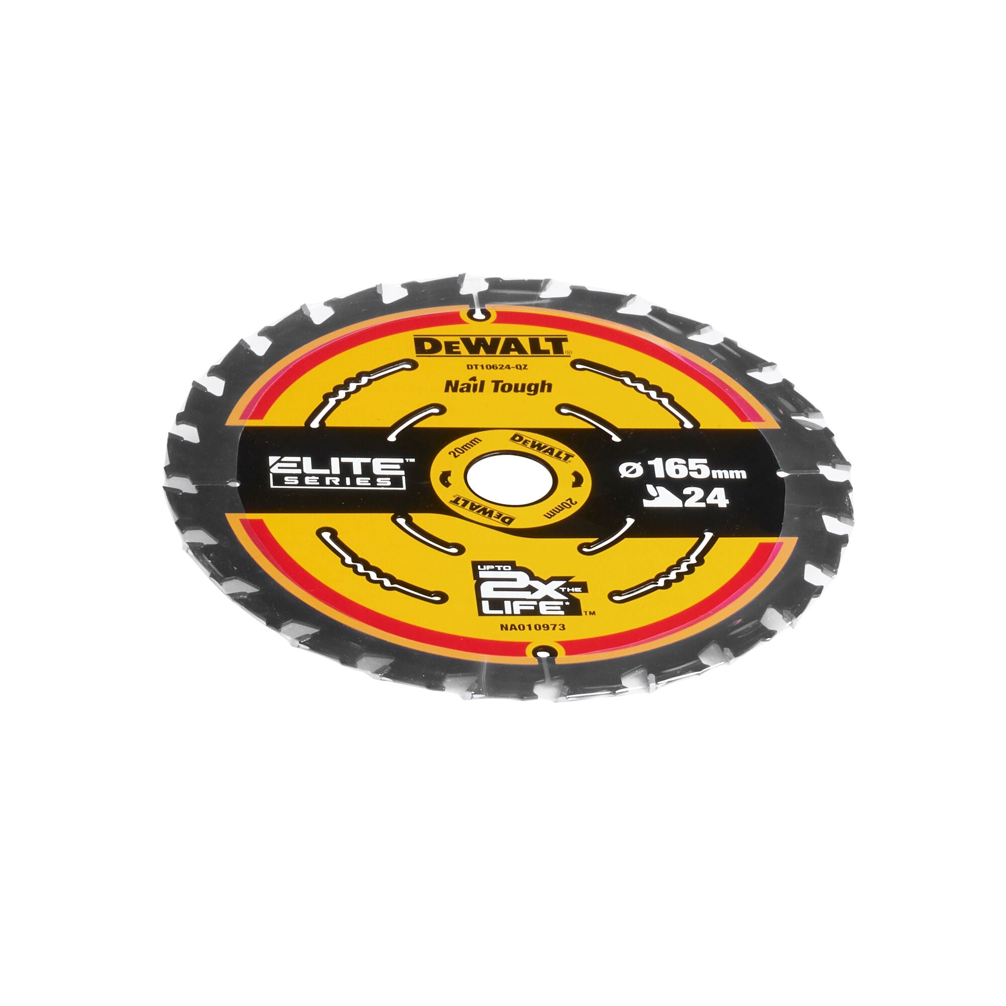 DEWALT CARBIDE ELITE rundsavklinge, Ø165/20 mm, 24 td.