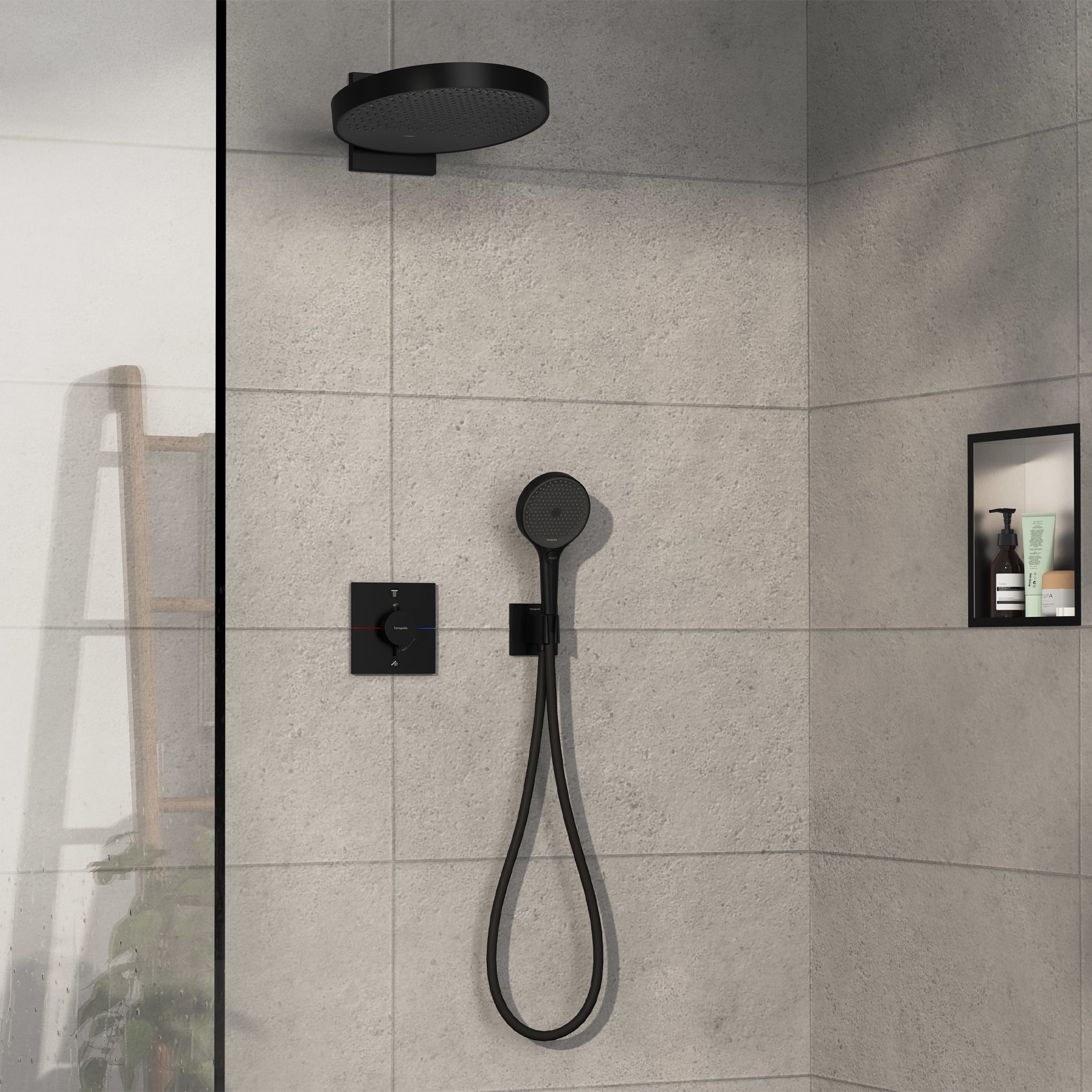 HANSGROHE ShowerSelect Comfort termostatbatteri 155x155mm indb 2