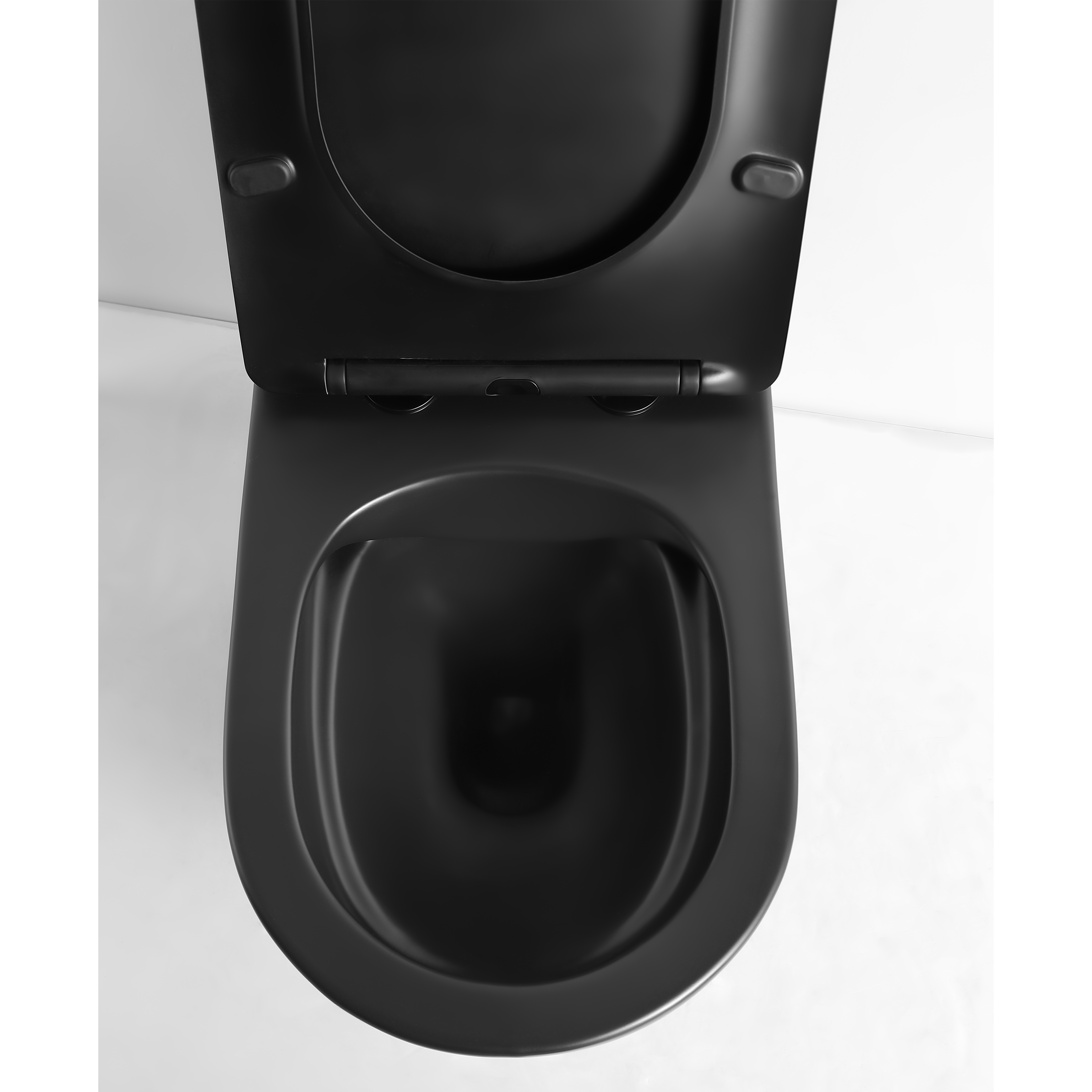 Lavabo Studio NoRim væghængt toilet med soft close sæde, matsort
