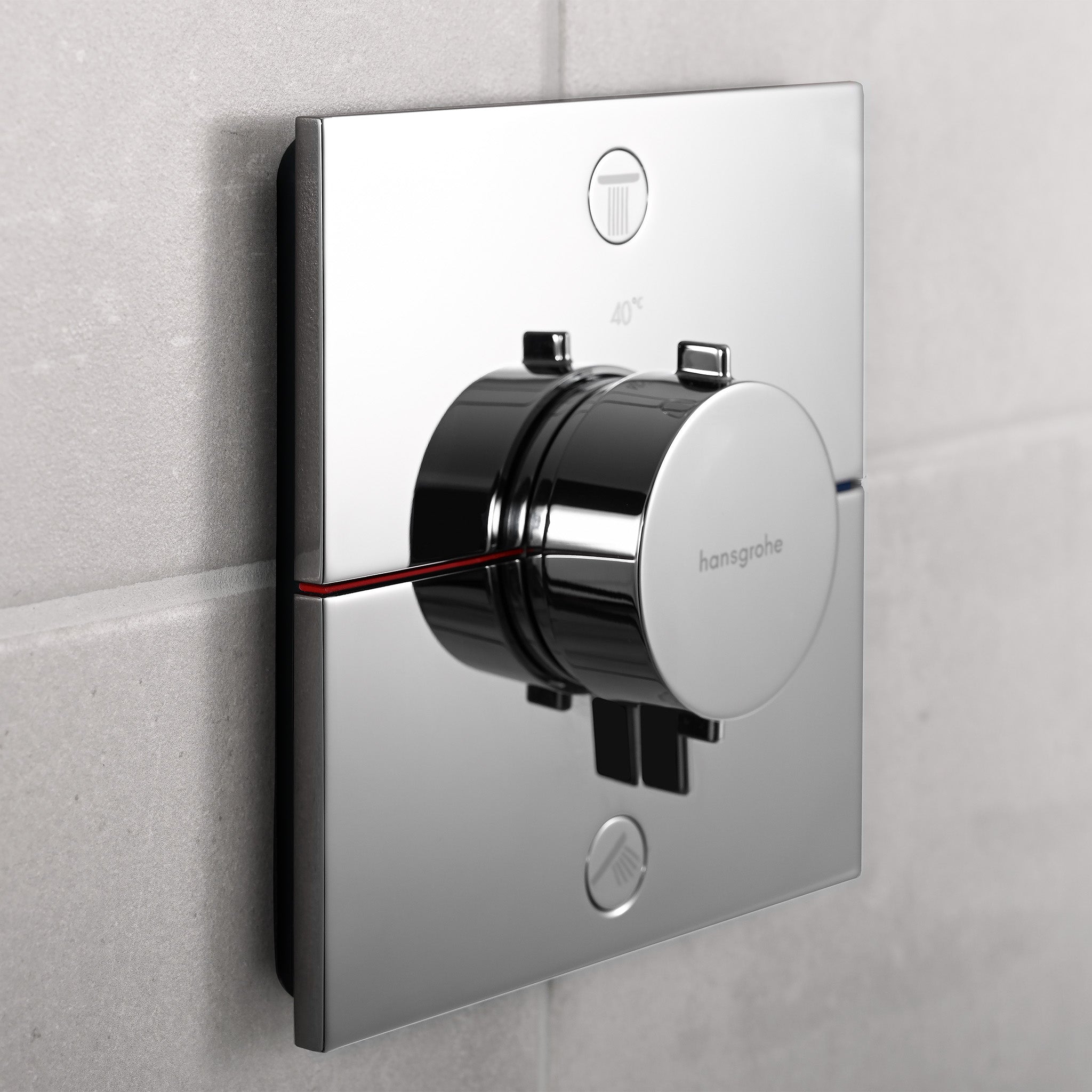 HANSGROHE ShowerSelect Comfort termostatbatteri 155x155mm indb 2