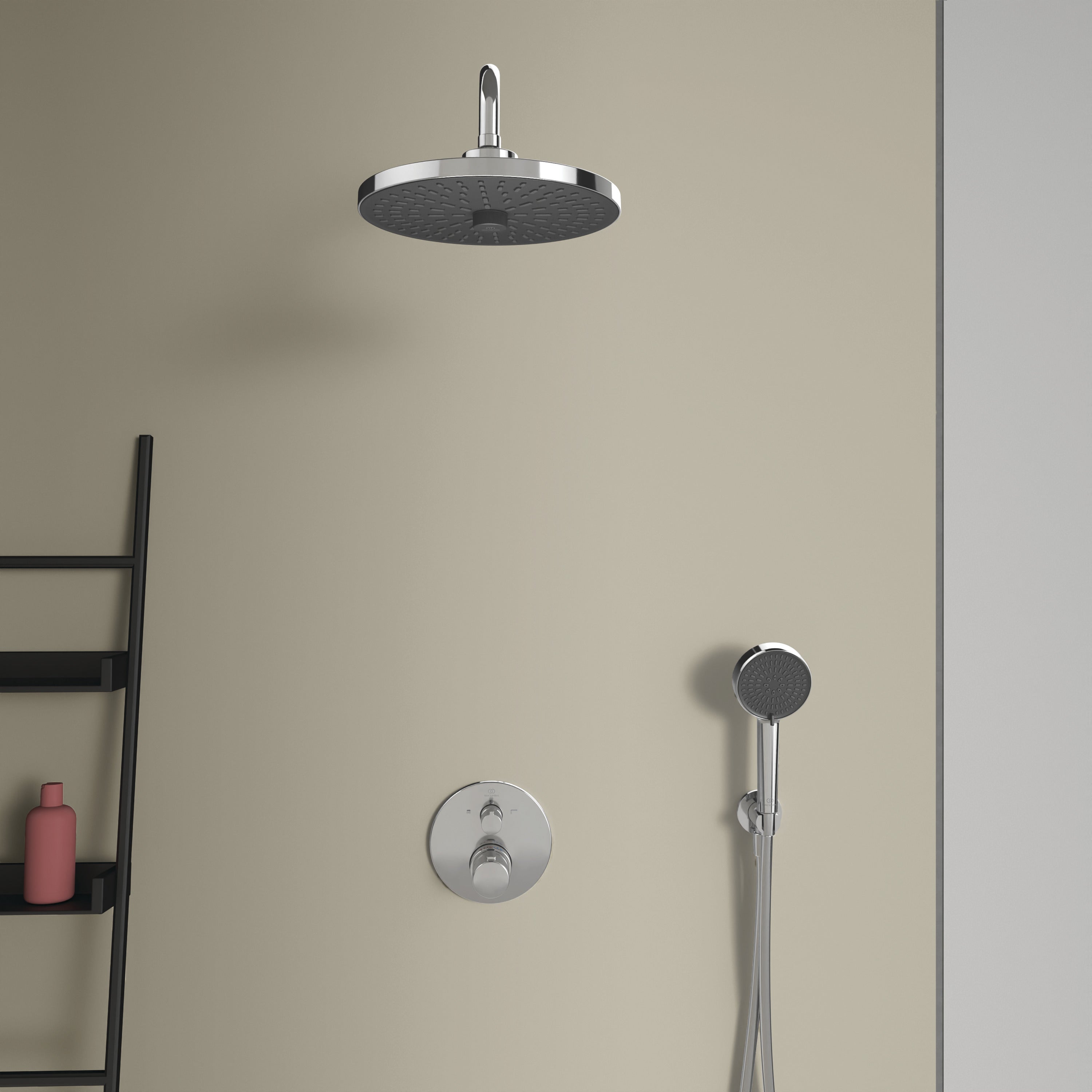 IDEAL STANDARD CERATHERM T100 | INDBYGNINGSSÆT BRUS I KROM