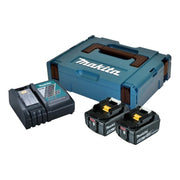 Makita batteri og ladesæt, 2 stk. 18 V/5,0 Ah og lader