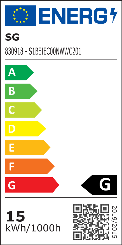 Dæmpbar LED-lyskilde SG G95 15W LED E27 3000K