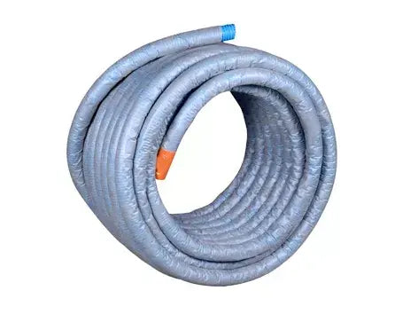 Wavin 92/80 mm PVC-drænrør med 2,5 x 5 mm slids og filt, 50 m