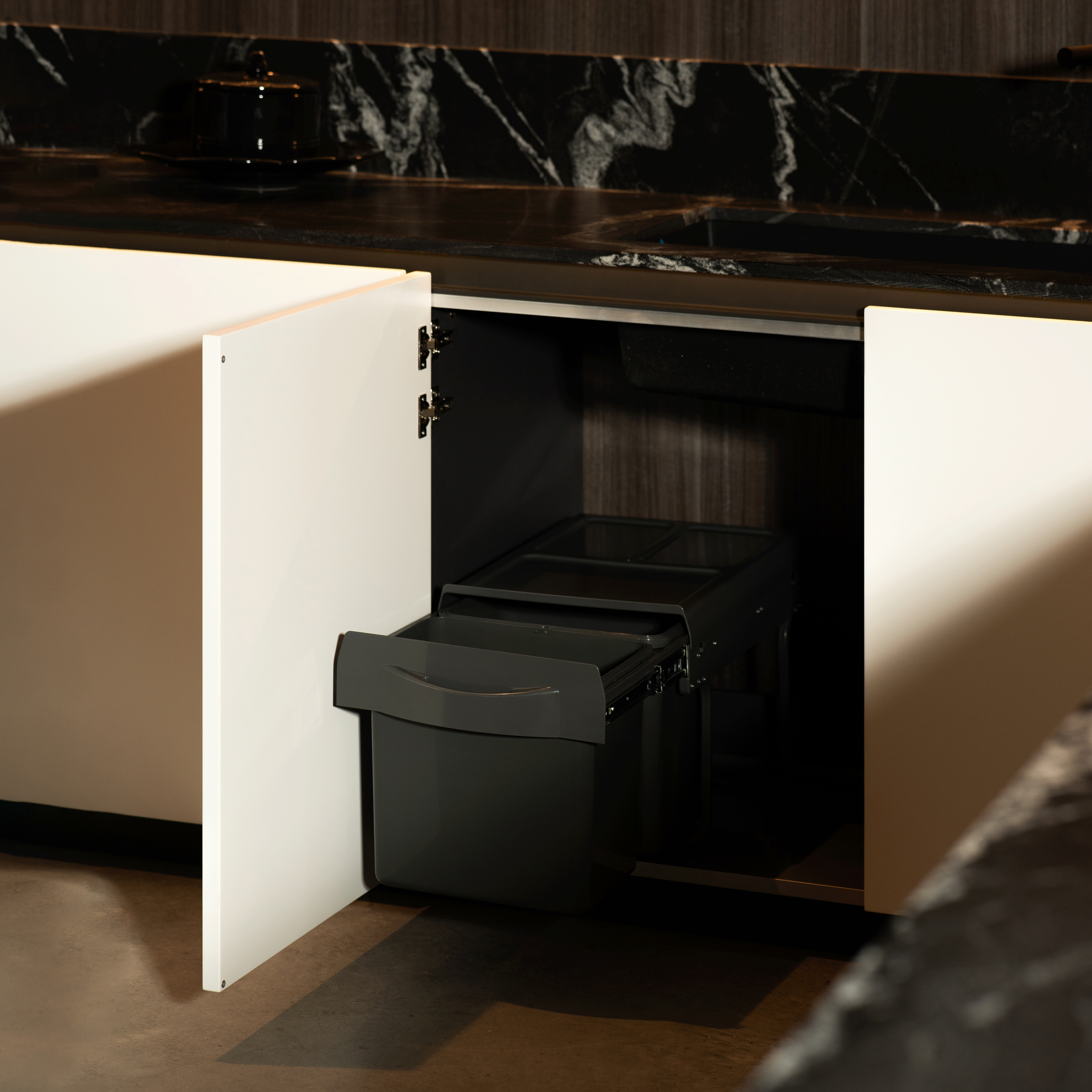 Lavabo Amsterdam affaldssystem 2x16 liter, grå