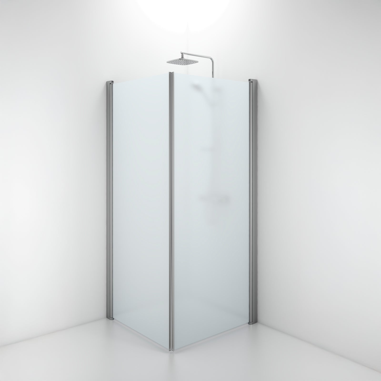 Contura Shower Space lige dør mat profil/frostet glas SPNF 900