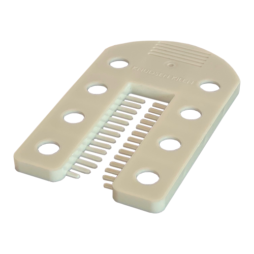 Fixbrik afstandsbrik, 75x45x4mm, hvid, 300stk.
