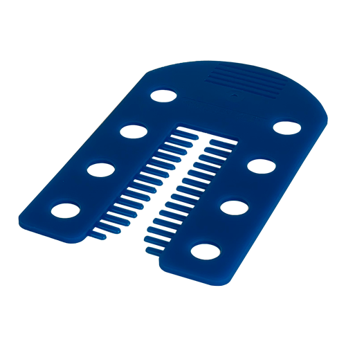 Fixbrik afstandsbrik, 75x45x1mm, blå, 300stk.