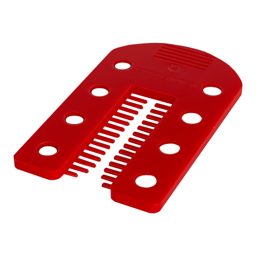 Fixbrik afstandsbrik, 75x45x3mm, rød, 300stk.