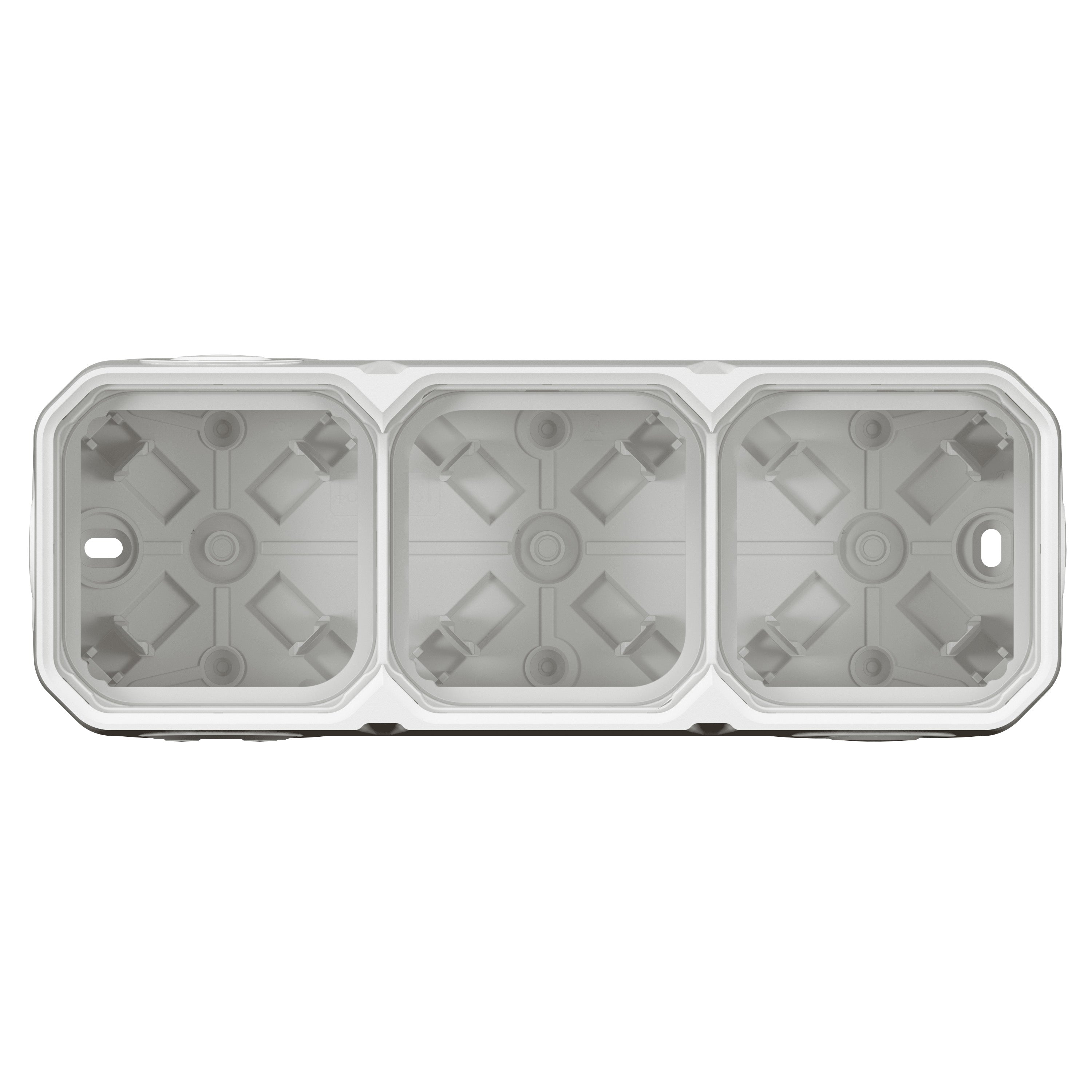 PLEXO 55 IP55 underlag 6 modul membran, hvid