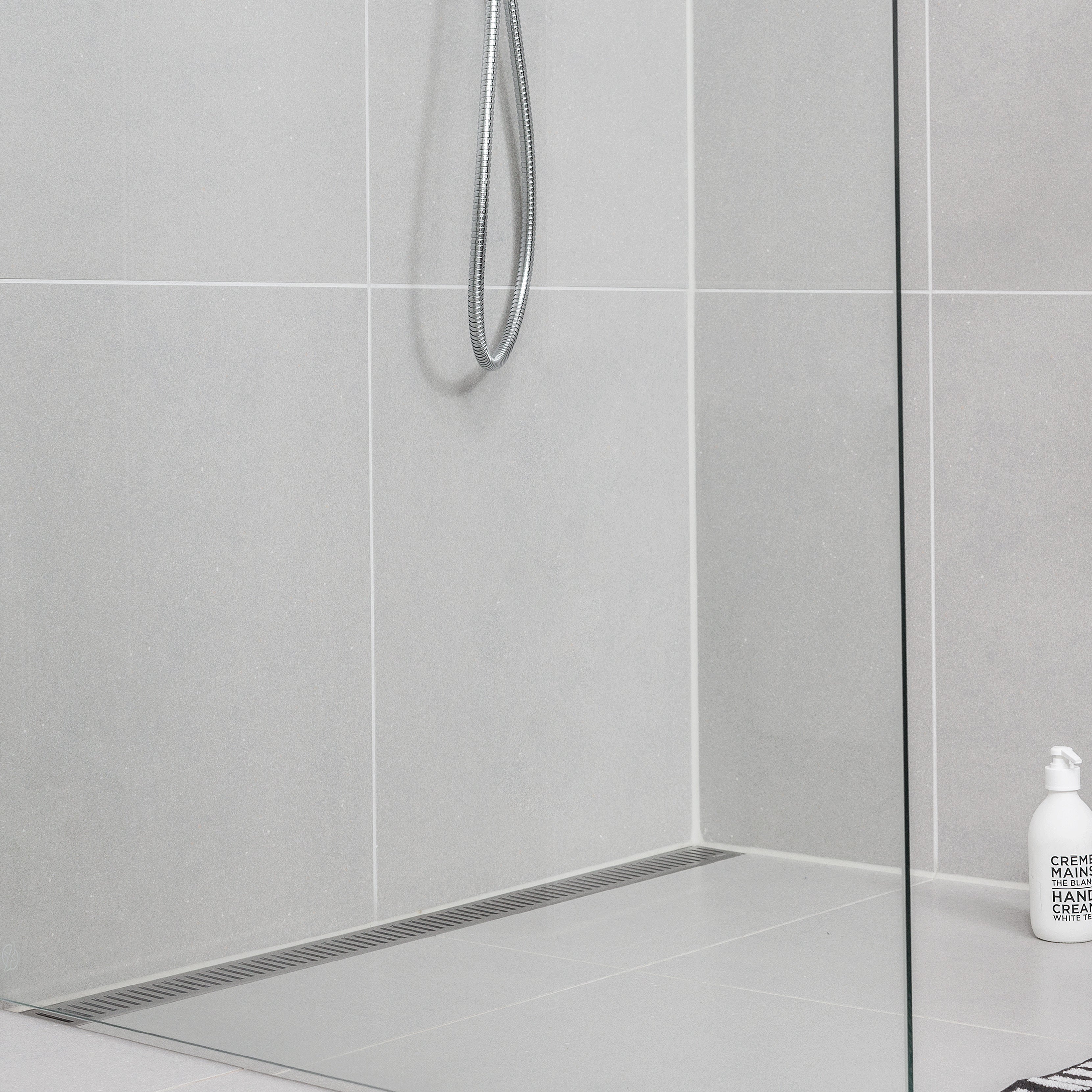 Purus Line sampak 900 komplet afløbsrende 75 mm lav lodret