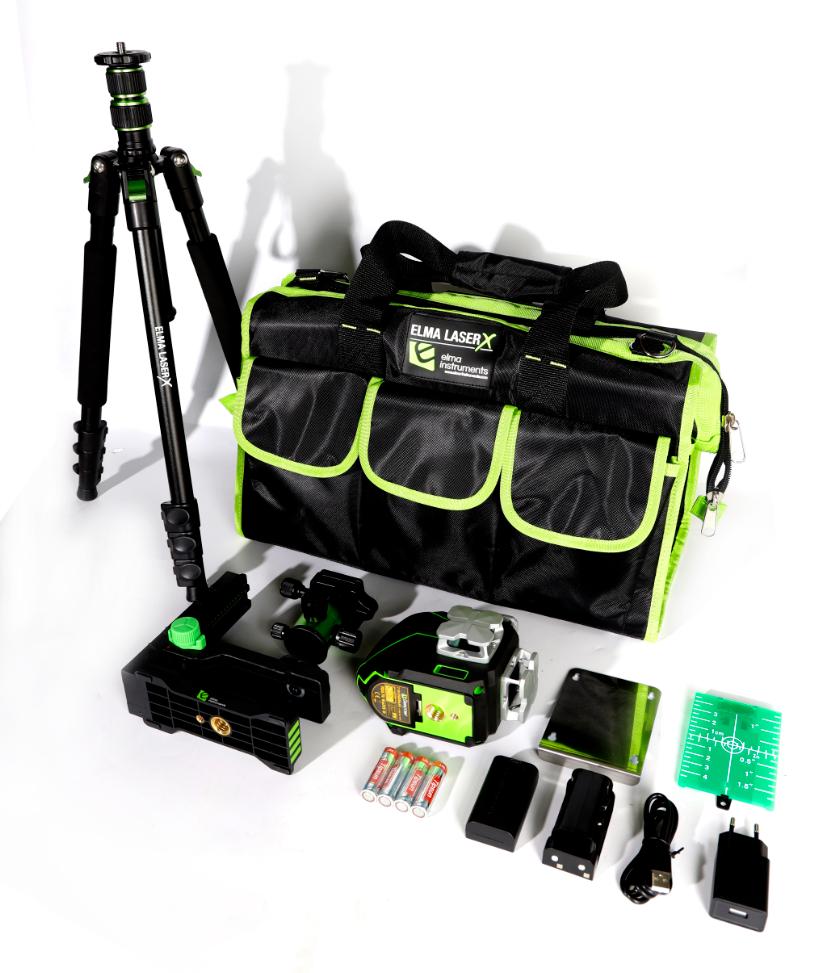 ELMA LASER X360-3 KIT, LINJELASER SÆT
