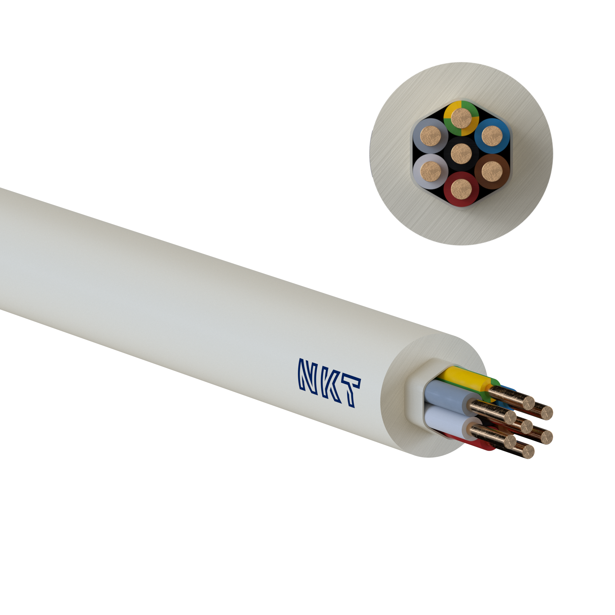 KABEL 7G2,5 NOIKLX 90 DCA LGRÅ QADDY 350