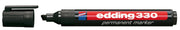edding permanent marker e-330, skrå spids, 1-5 mm, sort