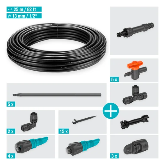Gardena Micro-Drip-System grøntsags-/blomsterbedssæt (60m2)