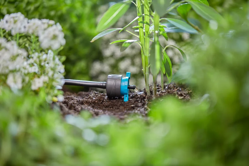 Gardena Micro-Drip-System justerbar endedrypvander, trykkompens.