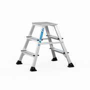 Zarges trappestige XLSTEP P, eloxeret, smal, 3 trin/0,74 m