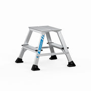 Zarges trappestige XLSTEP P, eloxeret, smal, 2 trin/0,49 m