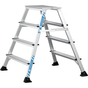 Zarges trappestige XLSTEP P, eloxeret, bred, 4 trin/0,99 m