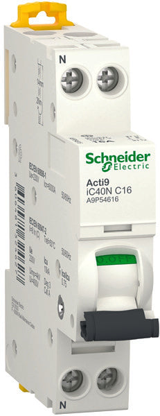 AUTOMATSIKRING C16A 1P+N 10KA 1M