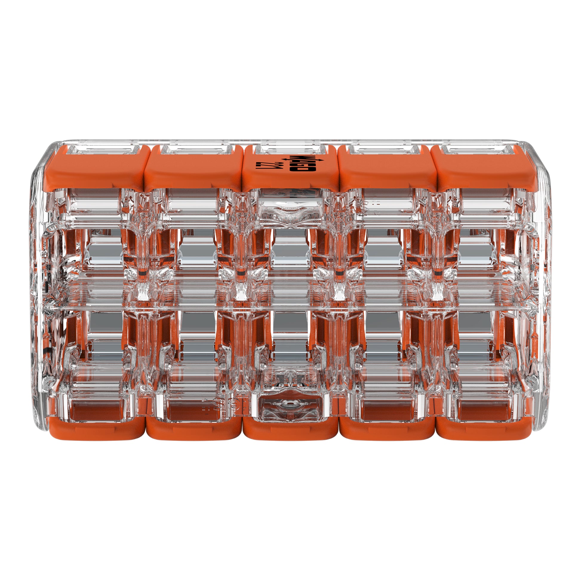 WAGO SAMLEMUFFE 10 X 4 MM2 TRANSPARENT