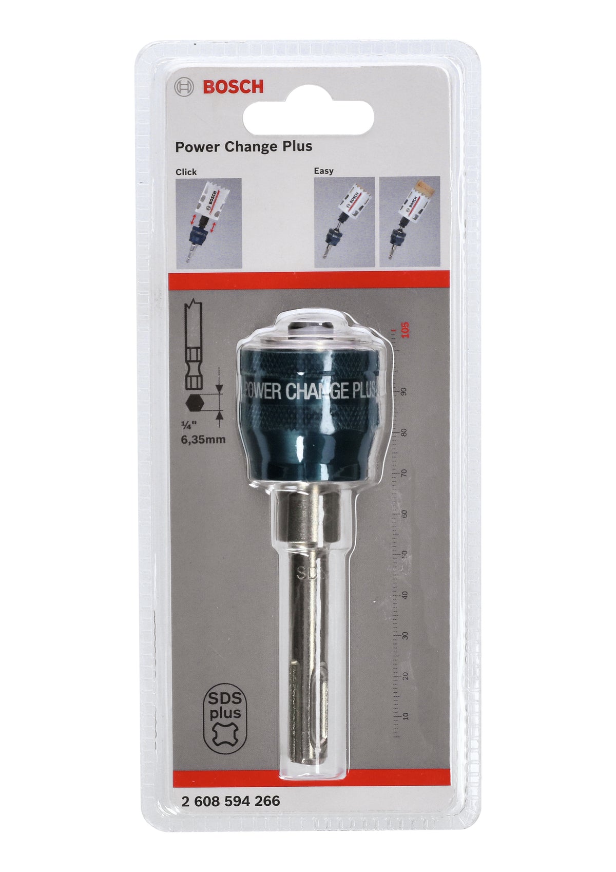 Bosch Power-Change Plus hulsavsadapter, SDS-plus, uden bor