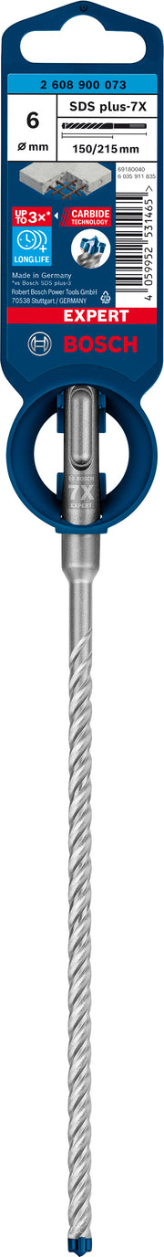 Bosch 4-skærs hammerbor SDS-plus-7X, 6 x  215 mm
