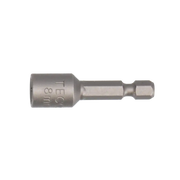 Tecos magnettop, udvendig 6-kant 1/4", 8,0 x 45 mm