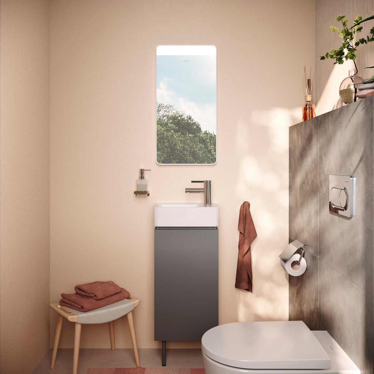 Hansgrohe Zesis S 1-grebs håndvaskarmatur CoolStart, krom