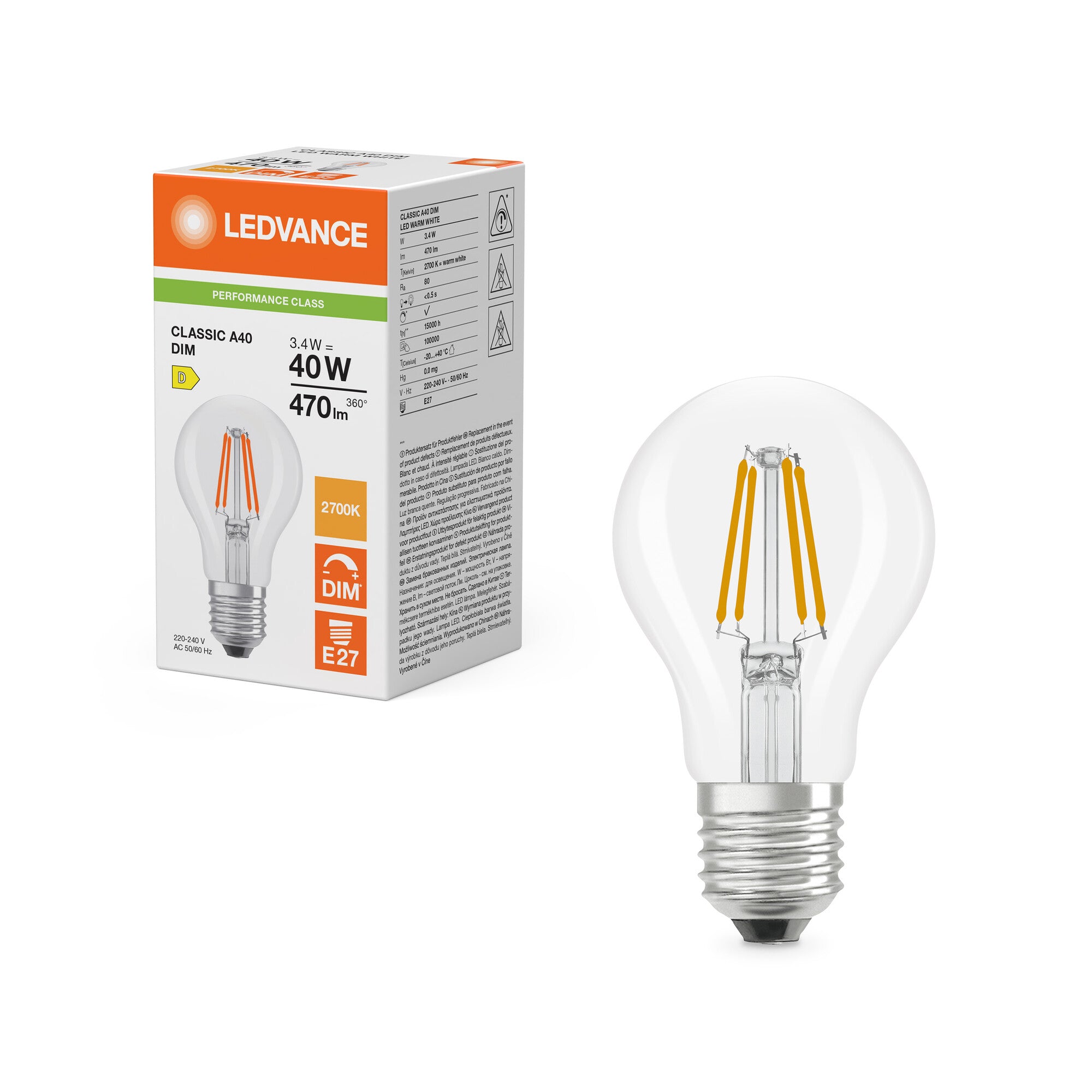 DIM STD FIL 40 3,4W 827 E27