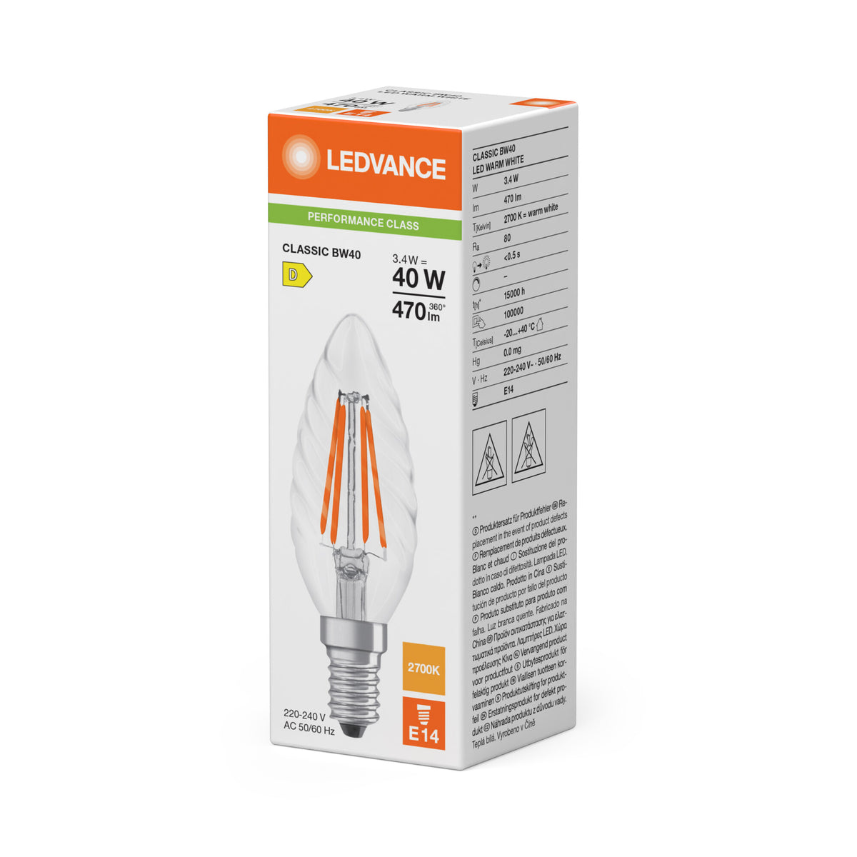 KER FIL 40 3,4W 827 E14