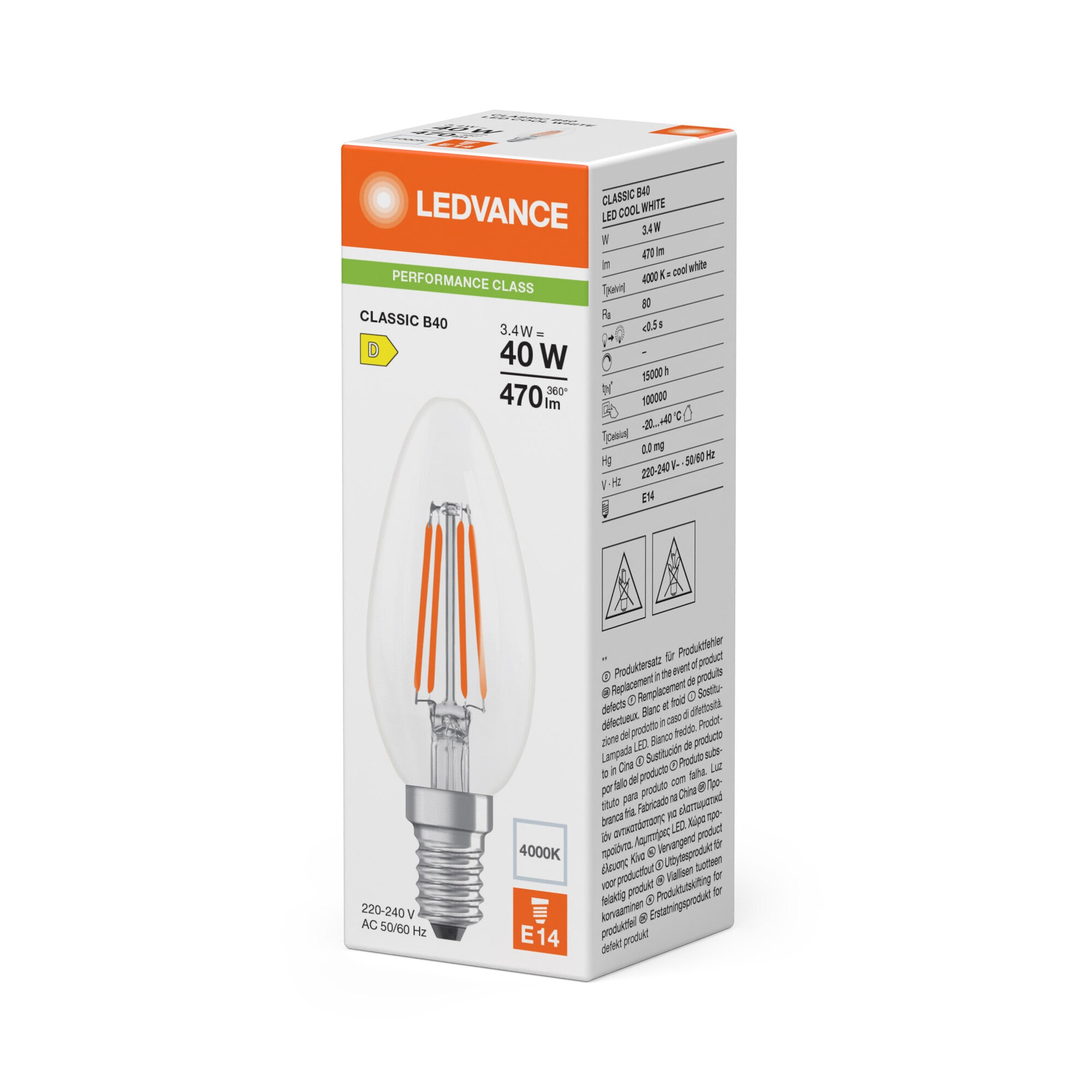 KER FIL 40 3,4W 840 E14