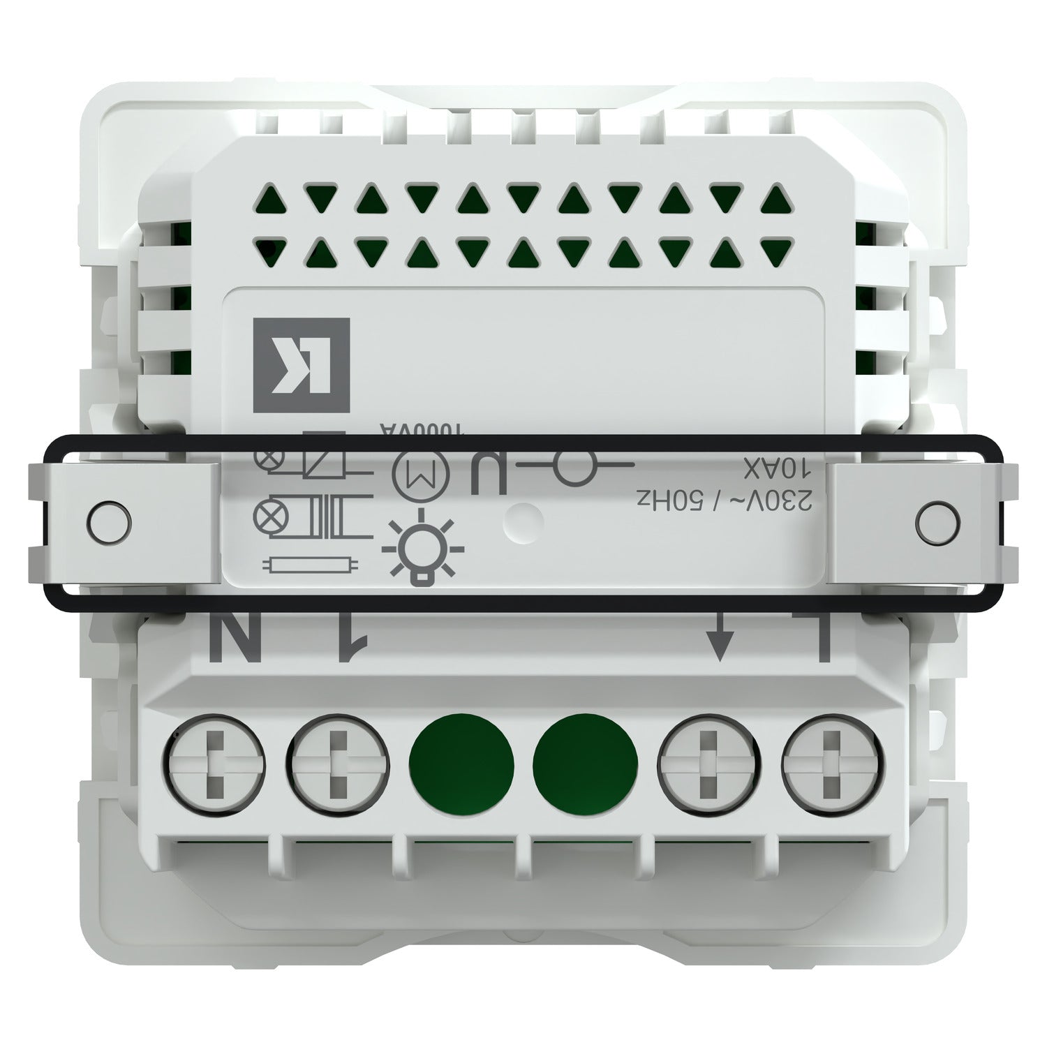 FUGA timer afbryder 10A hvid